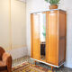 Armoire bois blond années 60