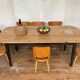 Solid wooden farm table length 204 cm