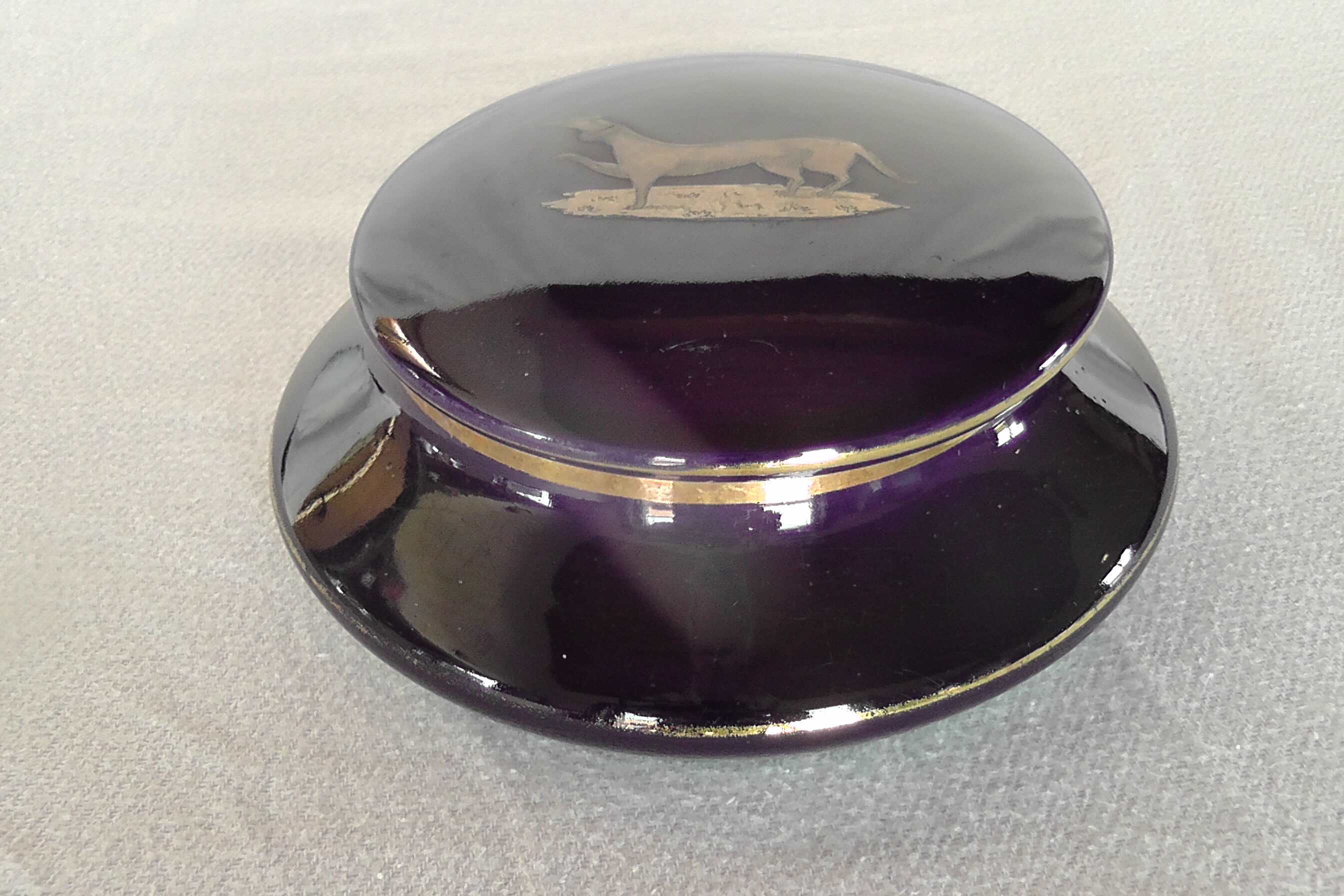 1930 Tours earthenware bonbonnière