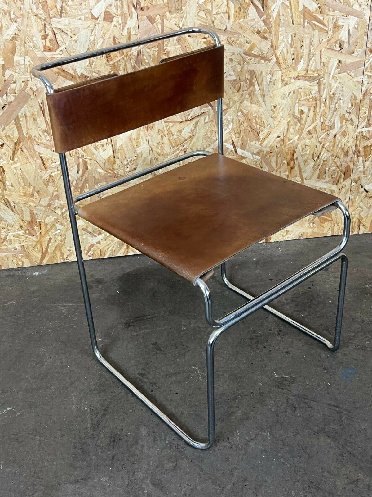 60s 70s steel suede vintage chair Giovanni Carini Planula Libellula
