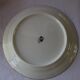 12 Wheat-patterned dessert plates - gold edged - pl -porcelaine vintage
