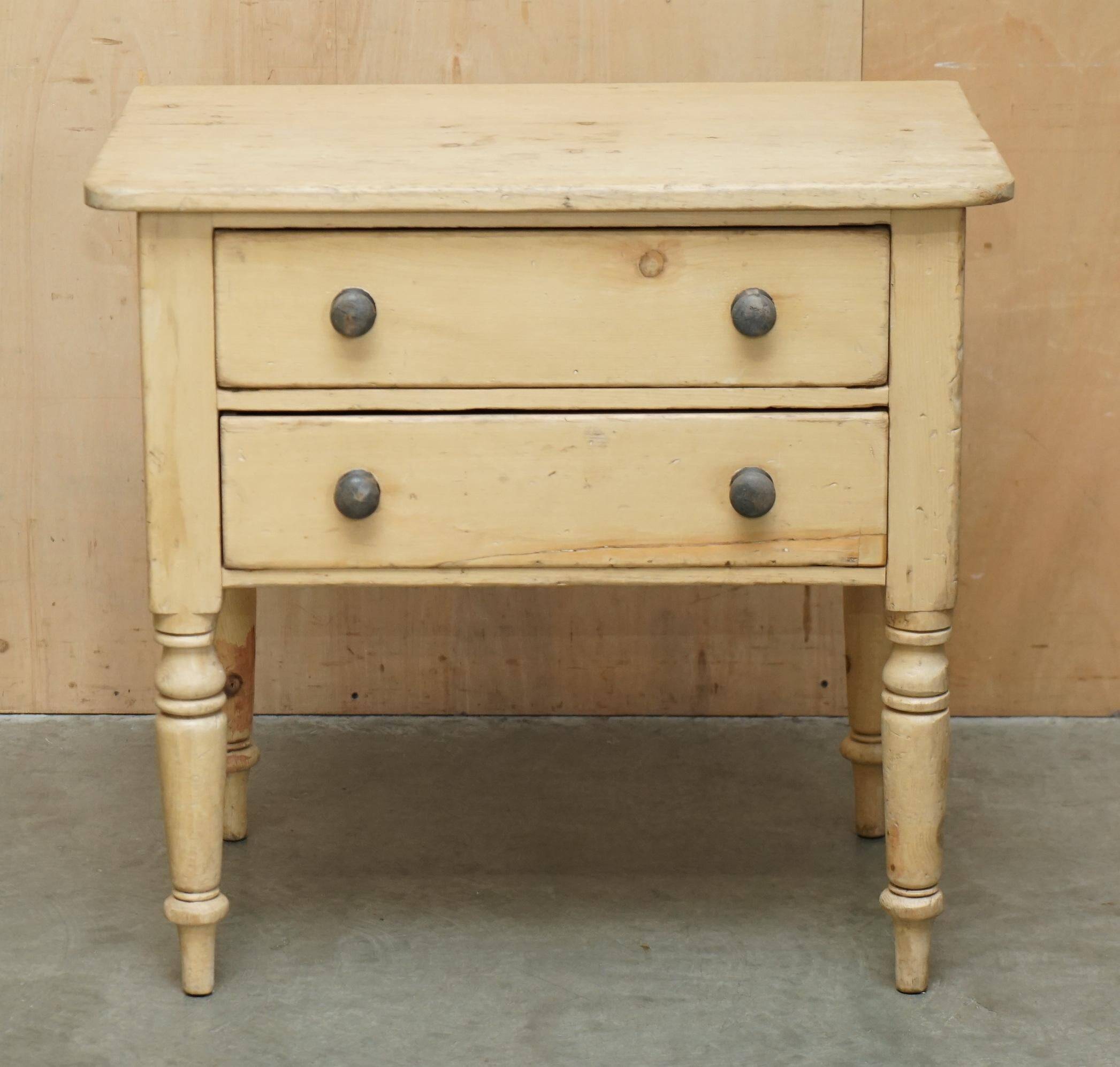 Georgian Governess Drawers Circa 1800 Pine Sideboard