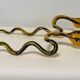 Pair of gilded bronze wall lamps
