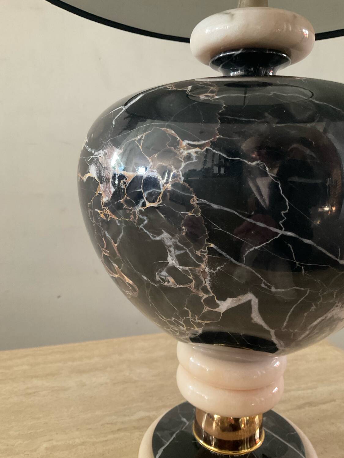 1970s marble lamp