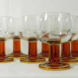 12 vintage stemware