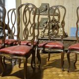 Six chairs Venetian era 1900