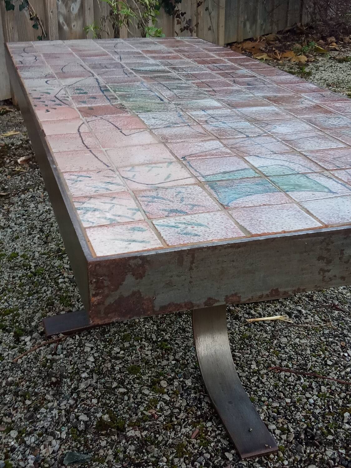Ceramic coffee table 1970