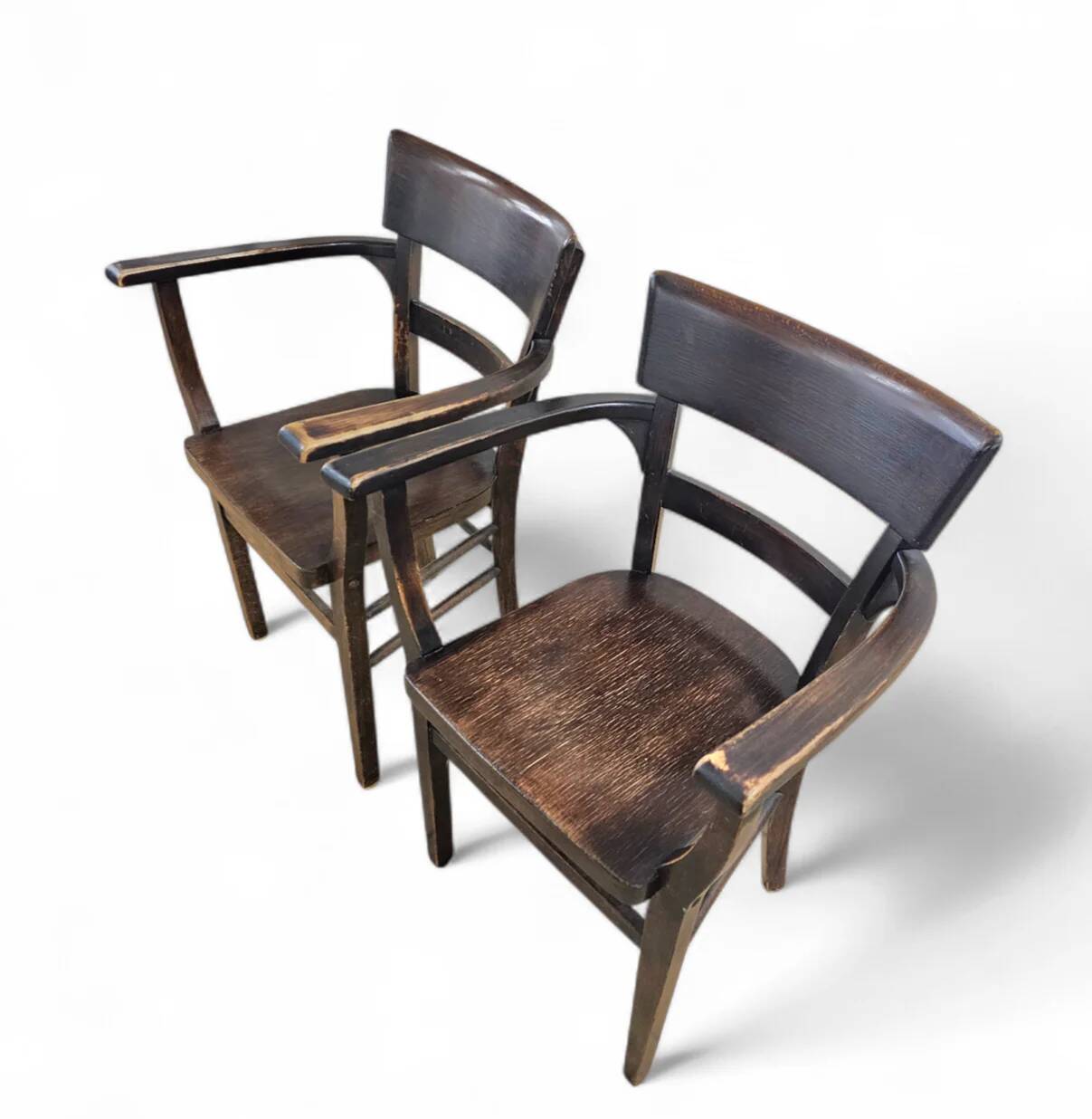 2 chaises de salle à manger / marquées "twente" / années 1930