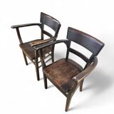 2 chaises de salle à manger / marquées "twente" / années 1930
