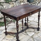 Louis XIII Style Walnut Writing Table, 19th Century
