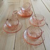 Vintage cups Arcoroc Rosaline