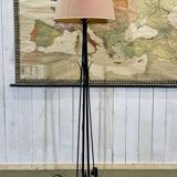 1930s wrought iron floor lamp