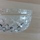 3 chiseled glass cups