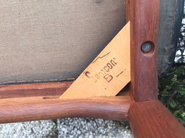 Johannes Andersen Scandinavian vintage chair