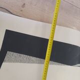 Contemporary Abstract Print Signed L.J. Griner 73 - #CAMR