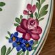 Set of 6 flat plates in Sarreguemines earthenware, Rusticana model