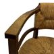 Art Deco chair minimalist oak wicker minimalist design