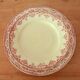 Pair of plates red motif Boulenger