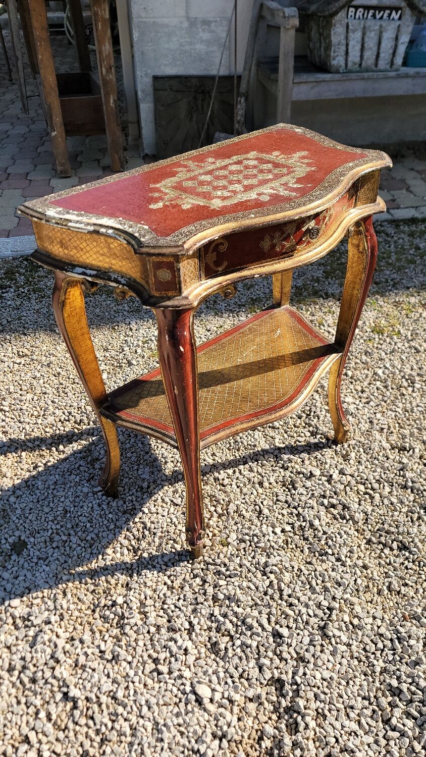 Venetian bedside table