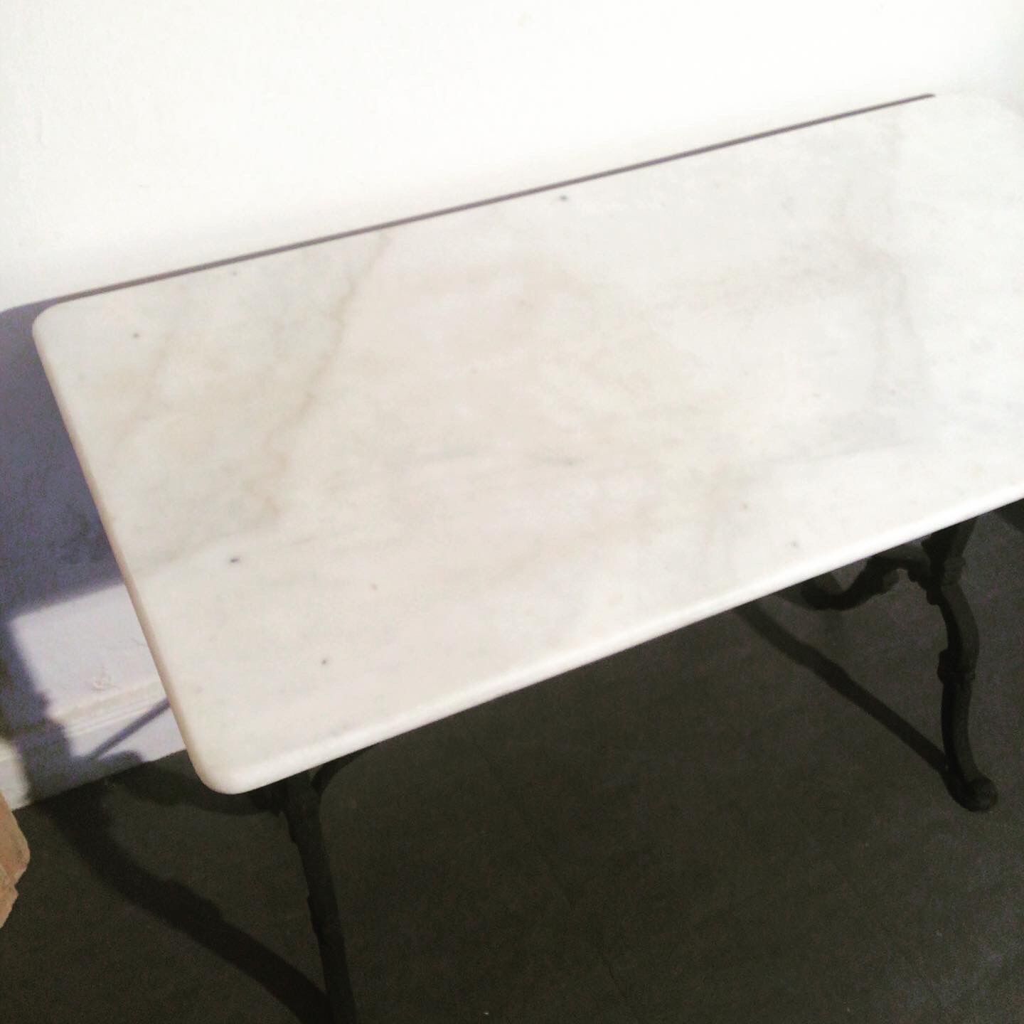 Marble bistro table