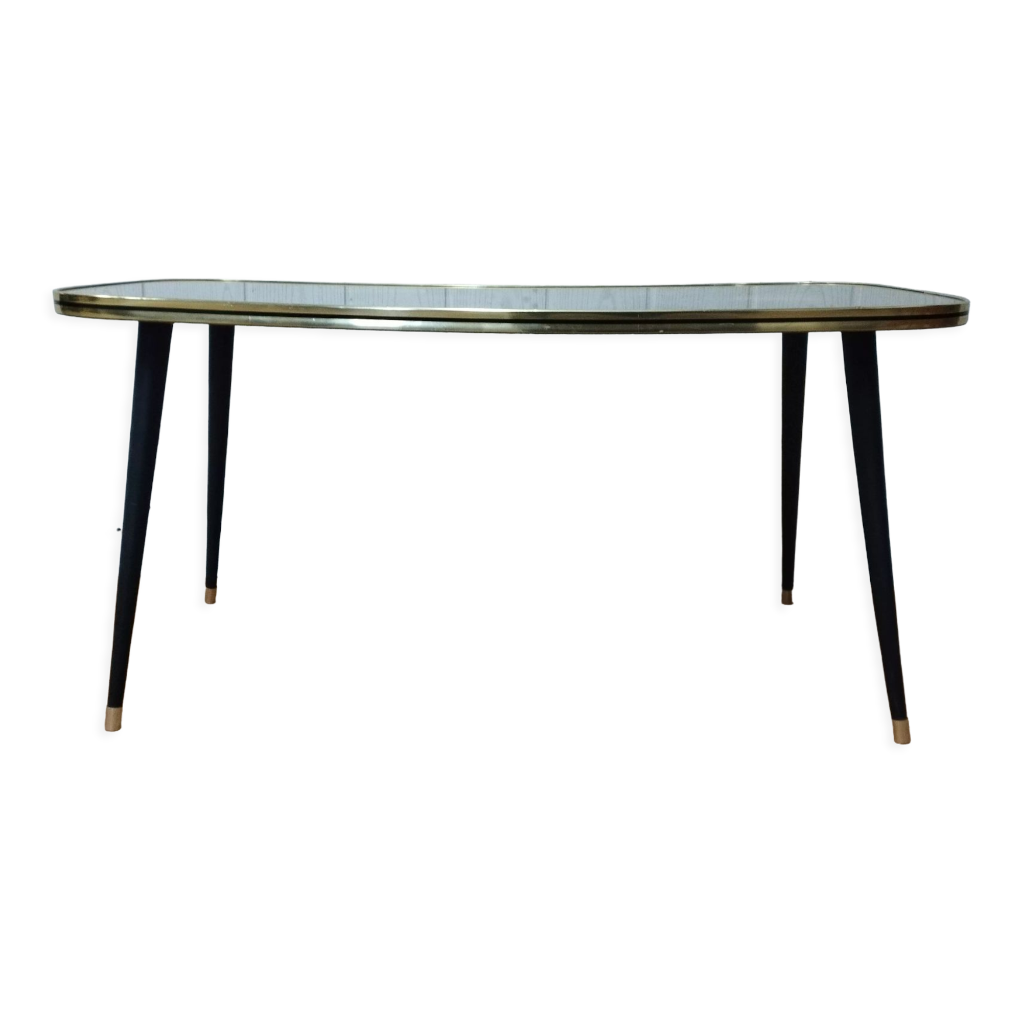 Vintage coffee table legs compass