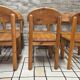 Set of 6 Rainer Daumiller chairs in solid pine – 1970s