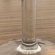 5 large antique bistro glasses – blown glass with bubbles