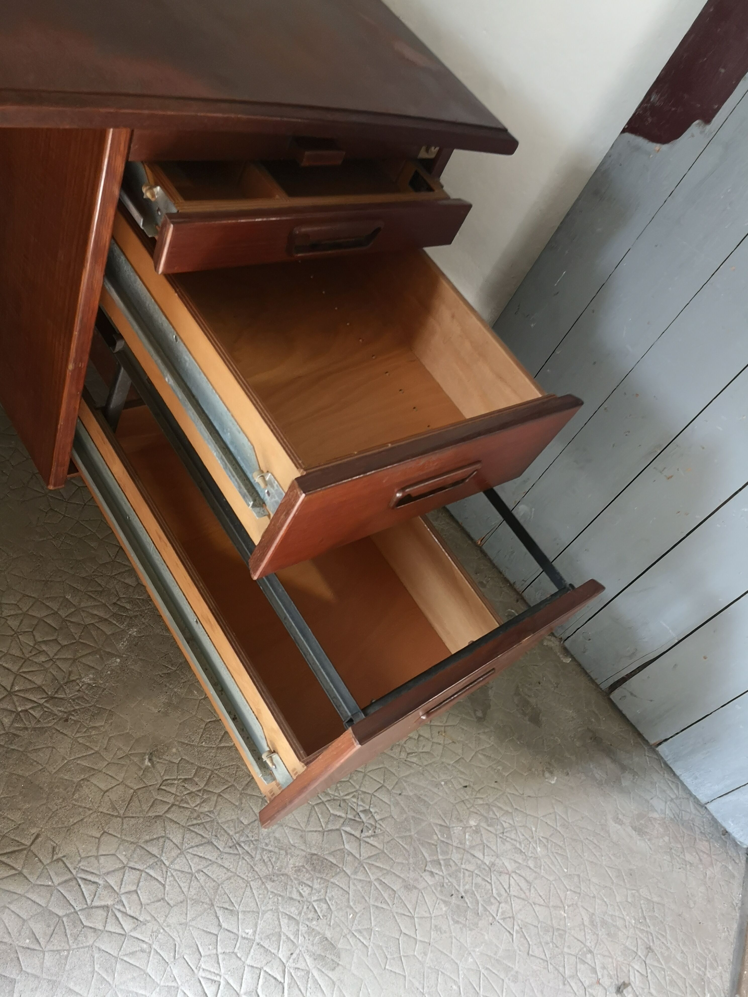 Scandinavian teak desk