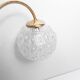 Brass ceiling and glass 3 balls 1960