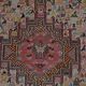 Vintage Turkish Oushak Handwoven Rug 123x195 cm