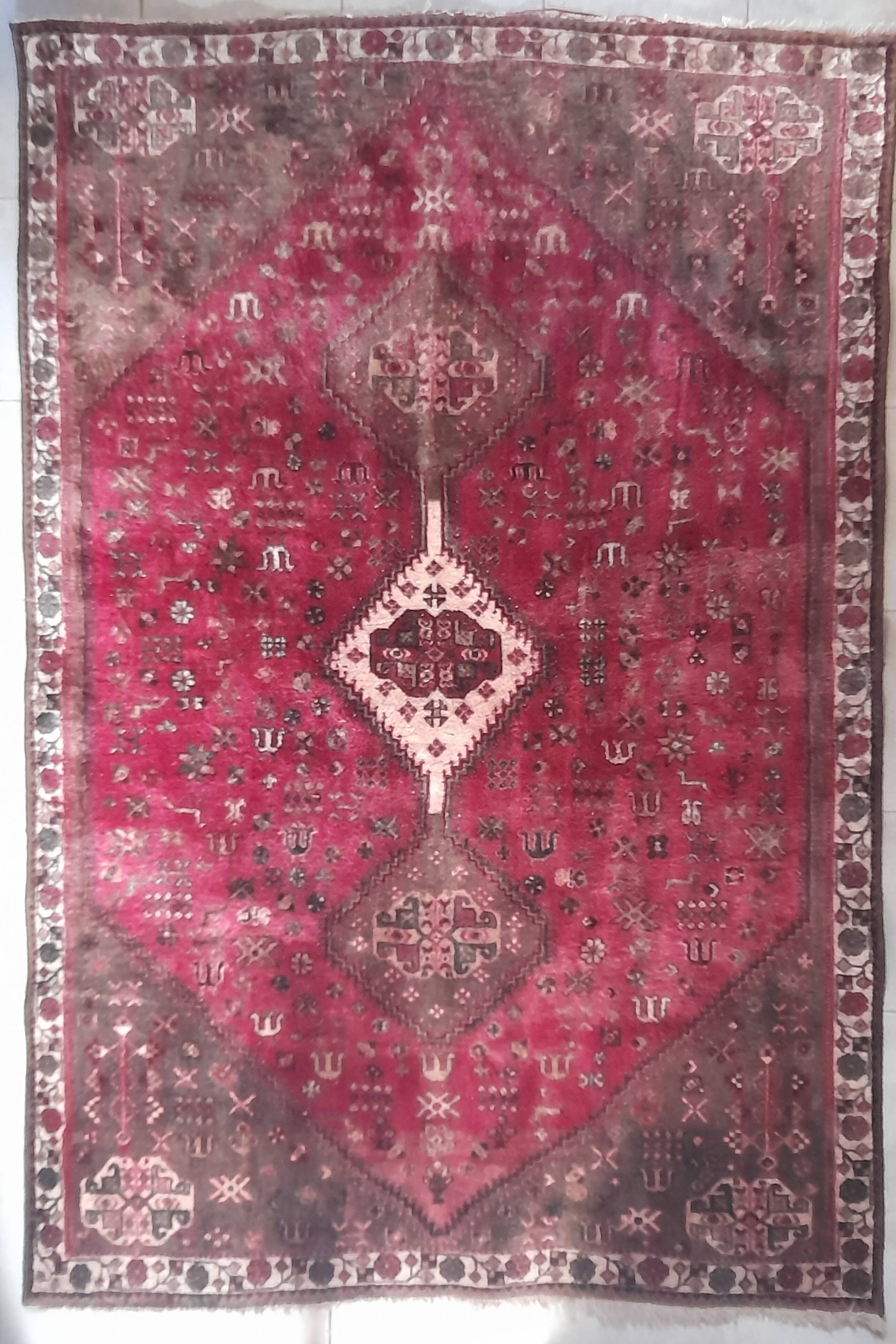 Grant tapis Gashgai 294 x 188 cm