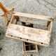 Case carries wooden bottles