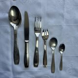 36-piece table service - 6 people - Christofle / Alfénide - 1970s