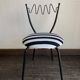 Pair of Barbarian chairs, Italian work, 1980 by Garouste & Bonetti.