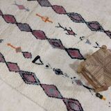 Handmade moroccan berber rug 250 x 146 cm