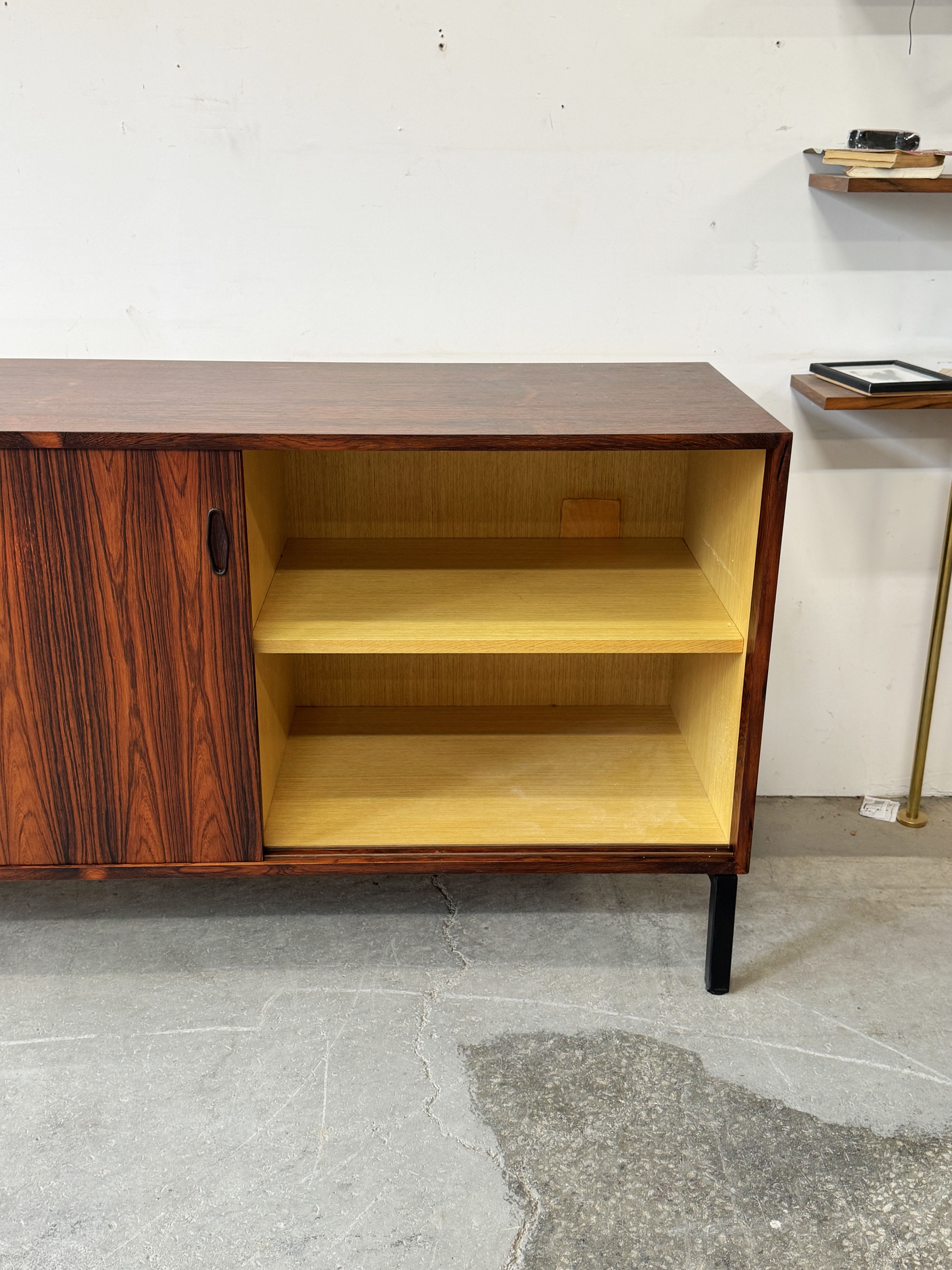 Lowboard Rosewood Chest of Drawers, Denmark 1960s/1970s, mid-c, vntg