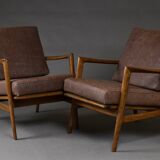 Stefan Armchairs from Swarzędzkie Fabryki Mebli, Poland, 1960s, Set of