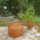 Leather pouf De Sede 1970