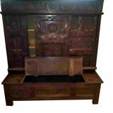 Furniture library and Breton chest