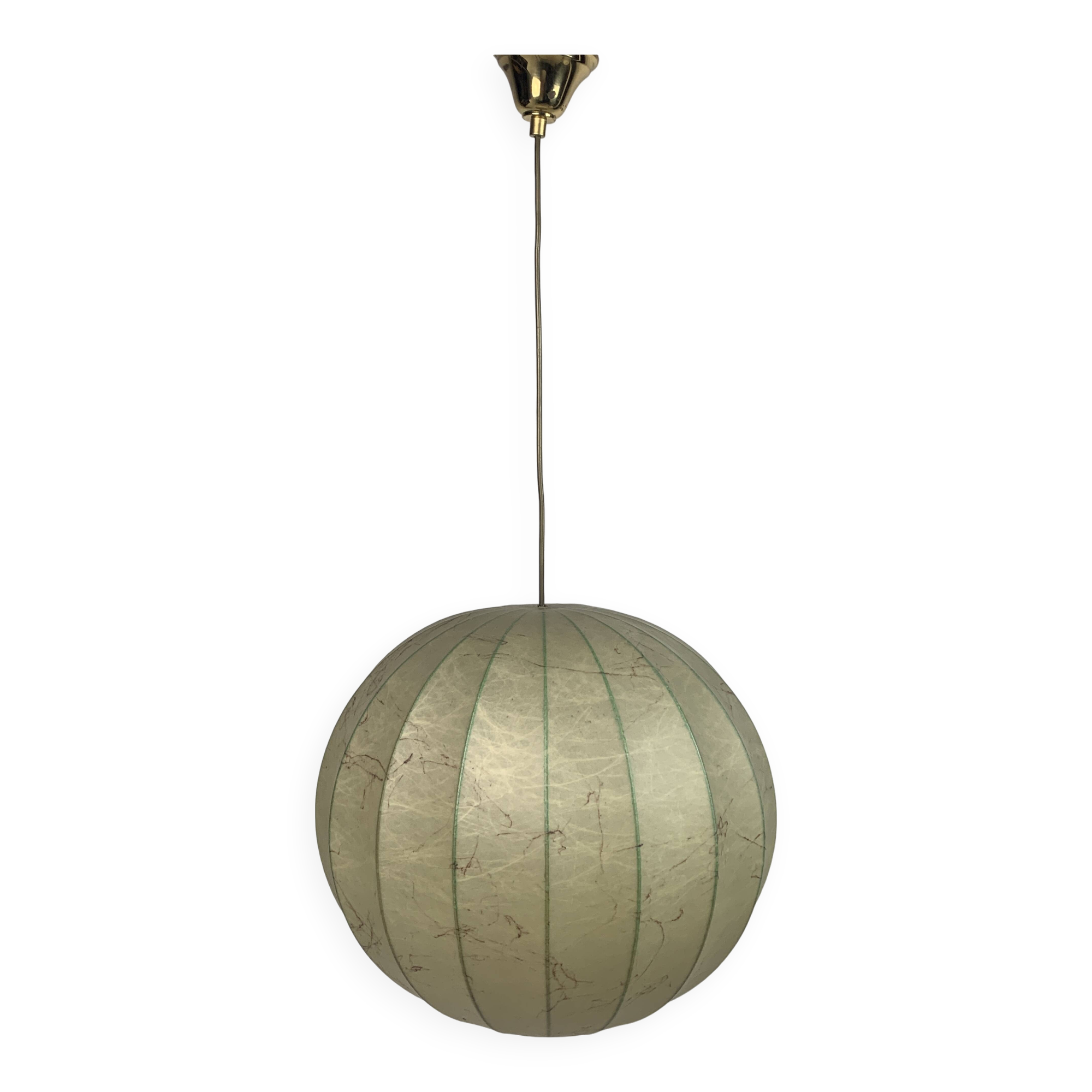 Mid-Century Space Age Cocoon Hanging Pendant Lamp in the style of Achille Castiglioni, 1960s