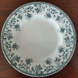 5 flat plates in St Amand "Jane" iron clay