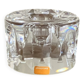 Orrefors crystal candlestick Sweden