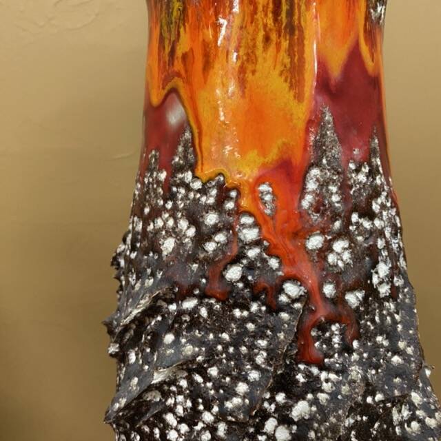 Vintage FAT LAVA ceramic vase