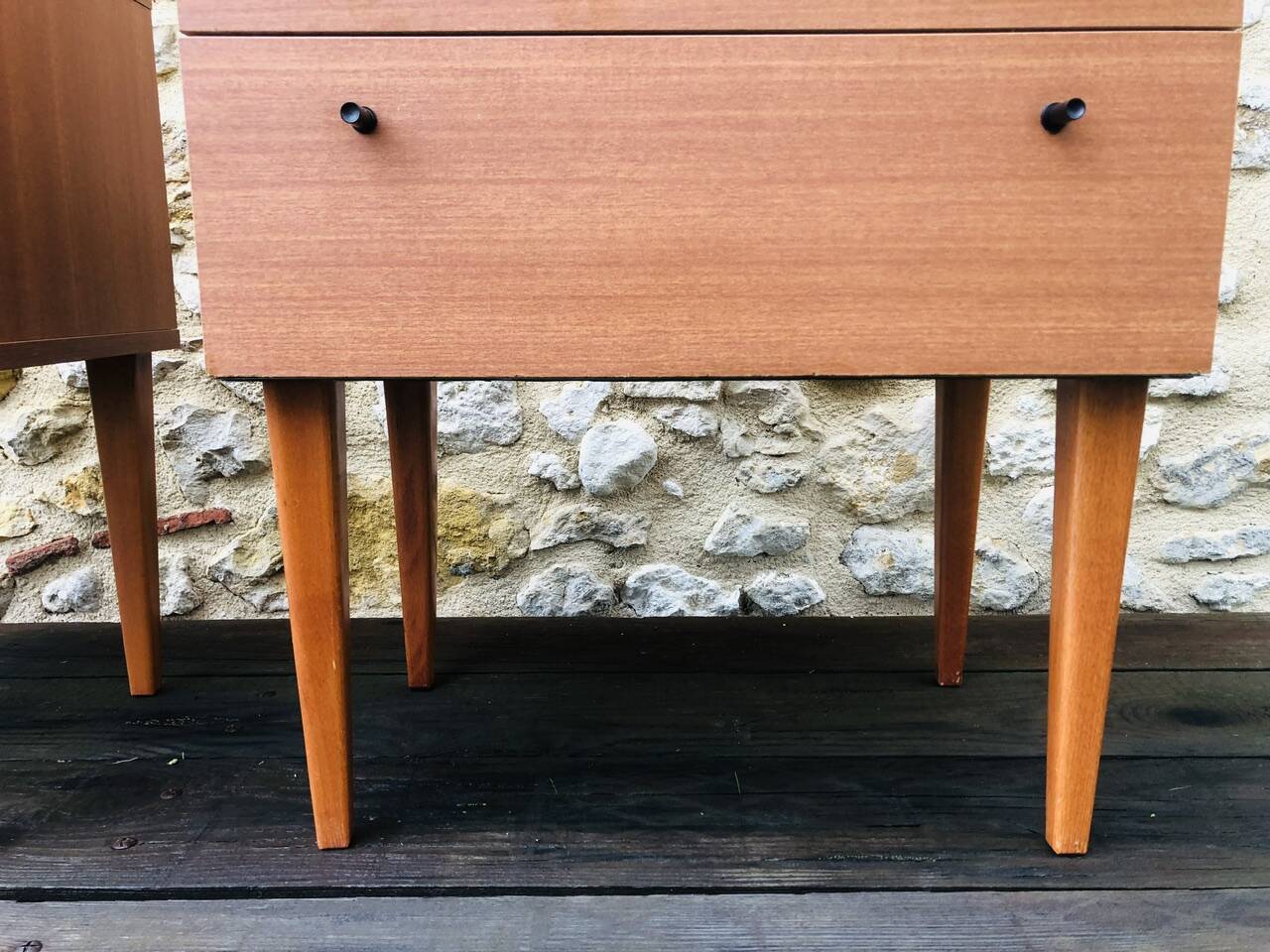 Pair of vintage bedside tables Circa 60's/70's