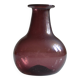 Blown and bubbled glass vase