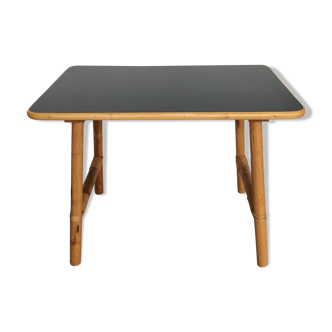 Table d'appoint rotin & bambou