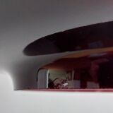 Purple glass pendant lamp by Hans Agne Jakobsson for Svera, Sweden 1960's