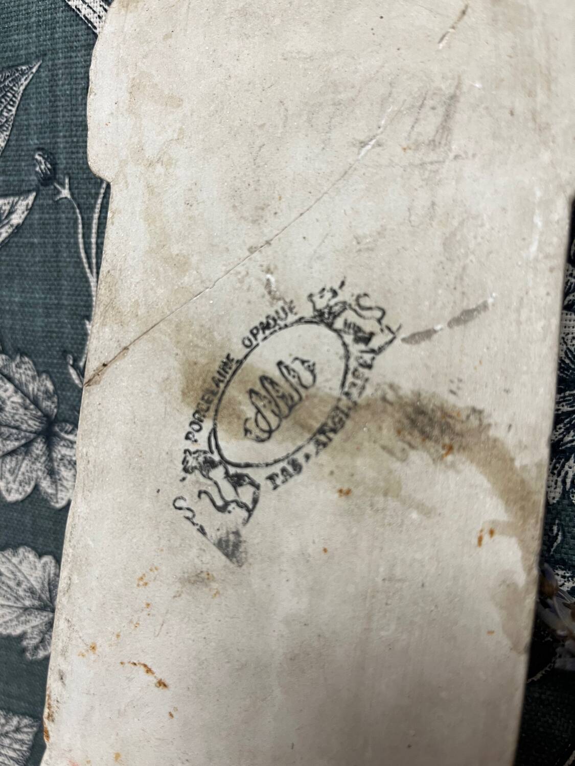 English Porcelain Benitier