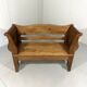 Antique oak bench in Biedemeier style 1860-1900