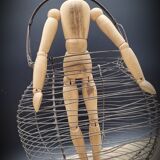 Basket braided metal salad